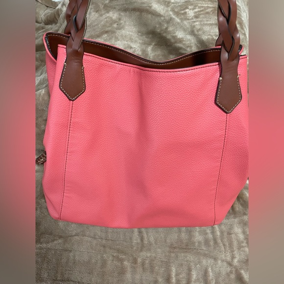 St. John’s Bay Coral and Brown Purse - Picture 3 of 5